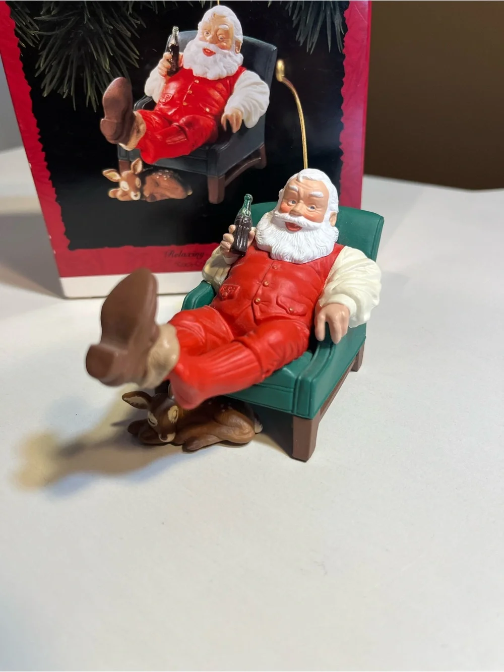 Hallmark Keepsake 2000 Relaxing MonentsCoca Cola and Santa